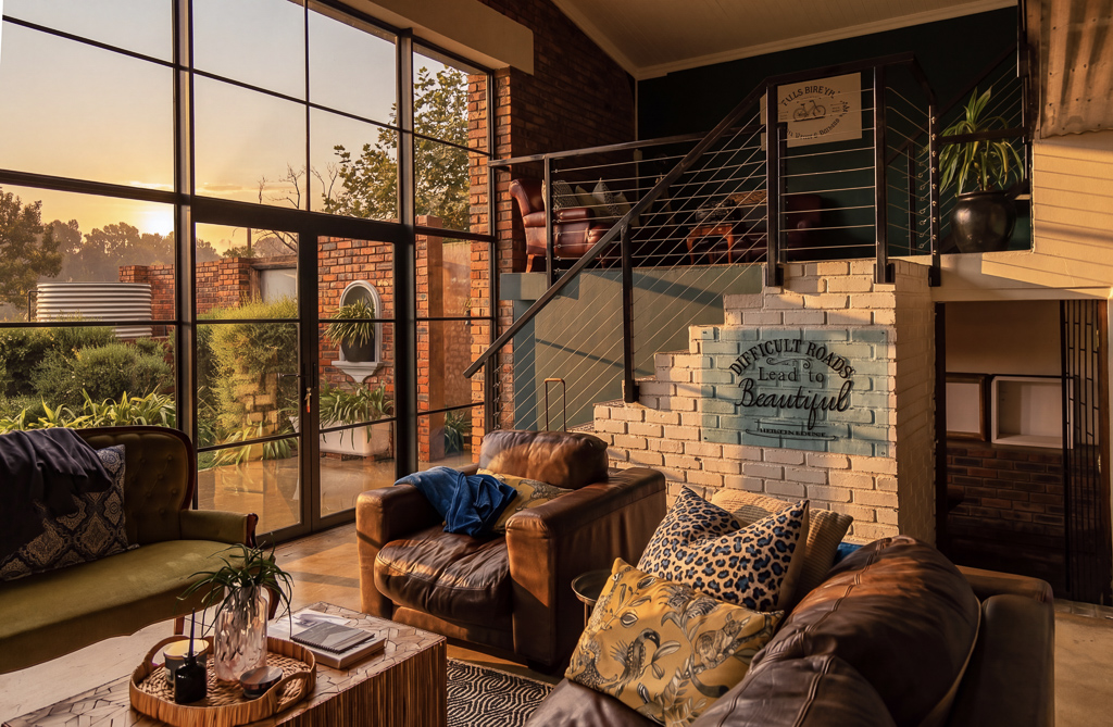 Interior after Warm Sunset preset