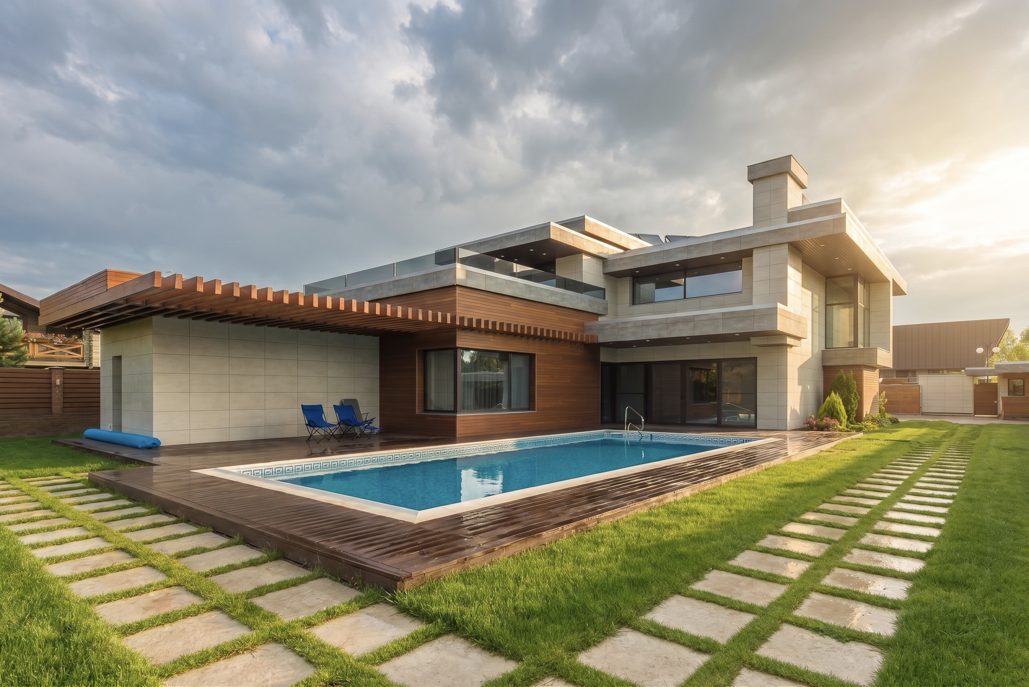 Exterior after After Storm preset