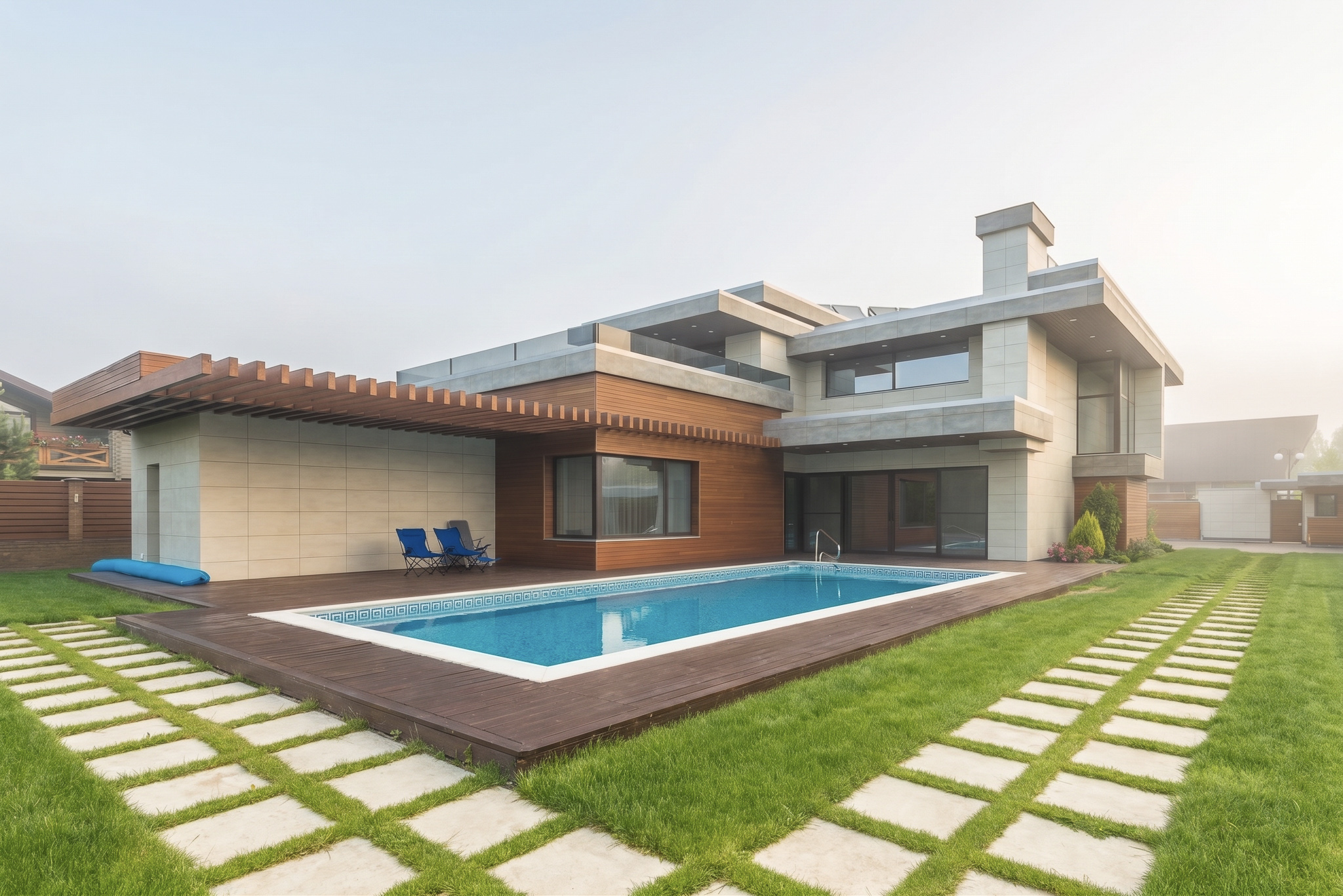 Exterior after Misty Morning preset