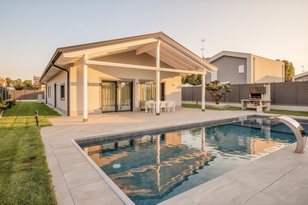 Exterior — golden hour