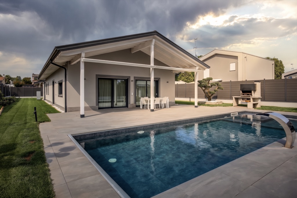 Exterior — after storm