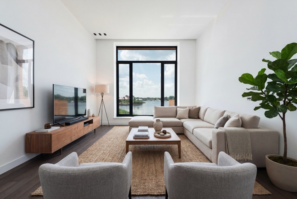 Virtual staging — Real Estate living room