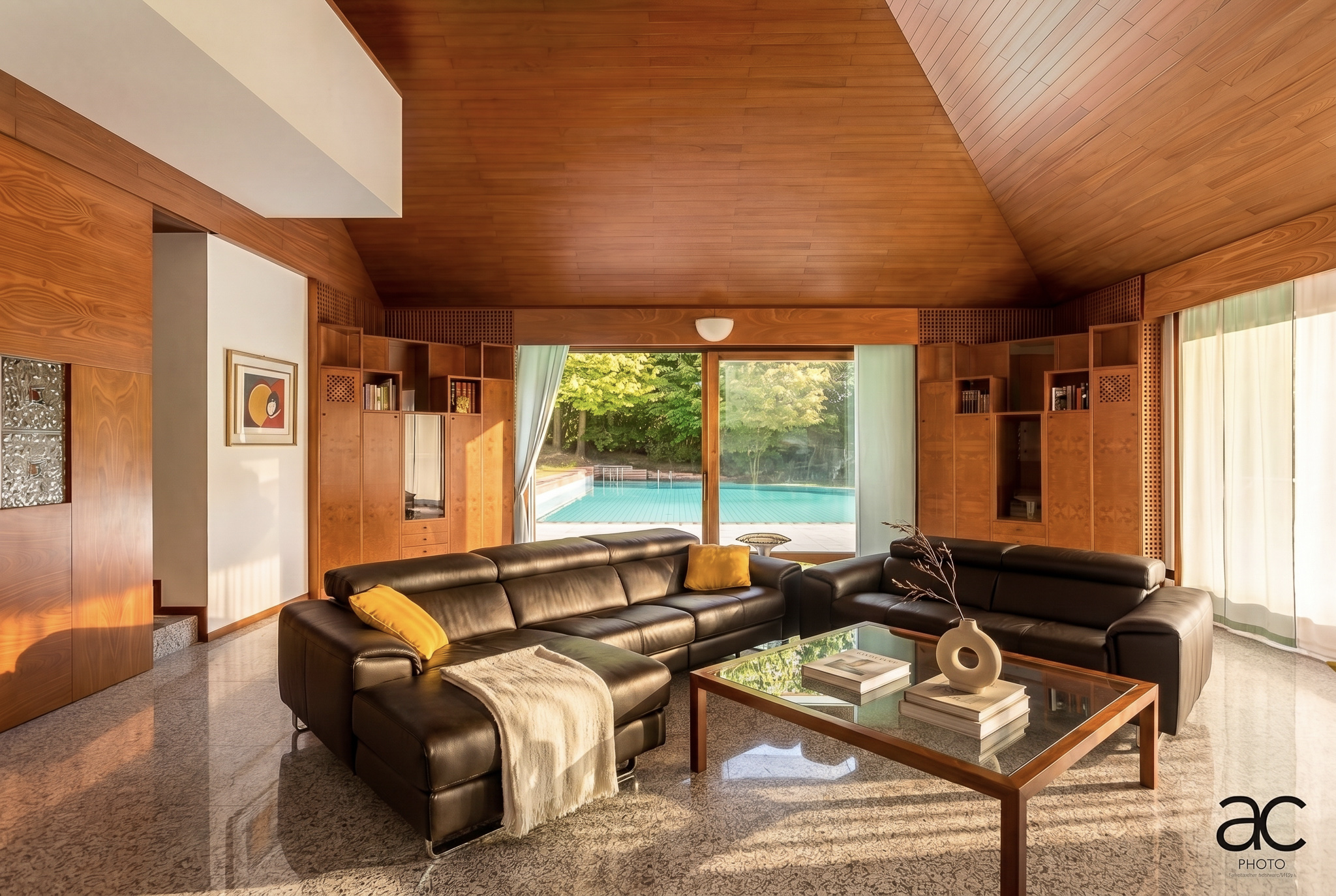 Interior after — Sunrise + Light Styling presets combined